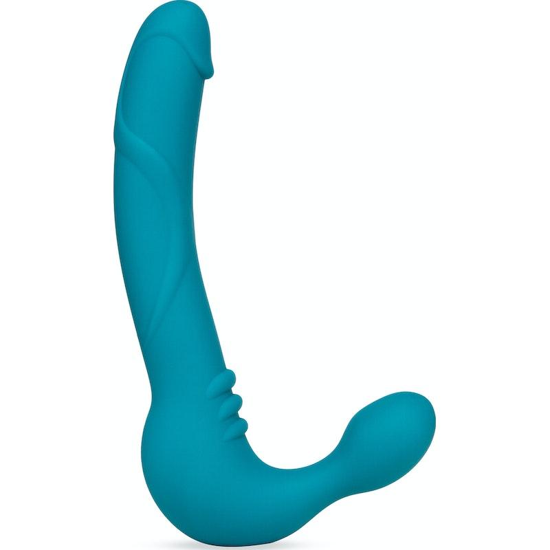 Temptasia Luna Strapless Silicone Dildo Teal - Adult Toys