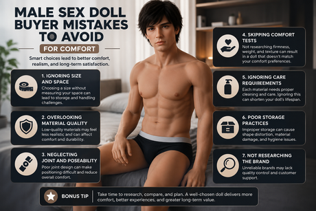 Male Sex Doll Buyer Mistakes to Avoid for Comfort