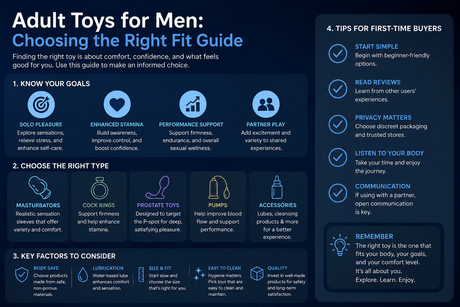 Adult Toys for Men: Choosing the Right Fit Guide - Naughty by Nature Adult Store