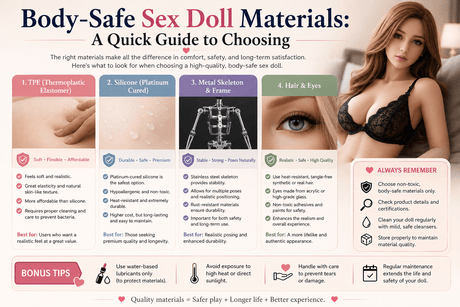 Body-Safe Doll Materials: A Quick Guide to Choosing - Naughty by Nature Adult Store
