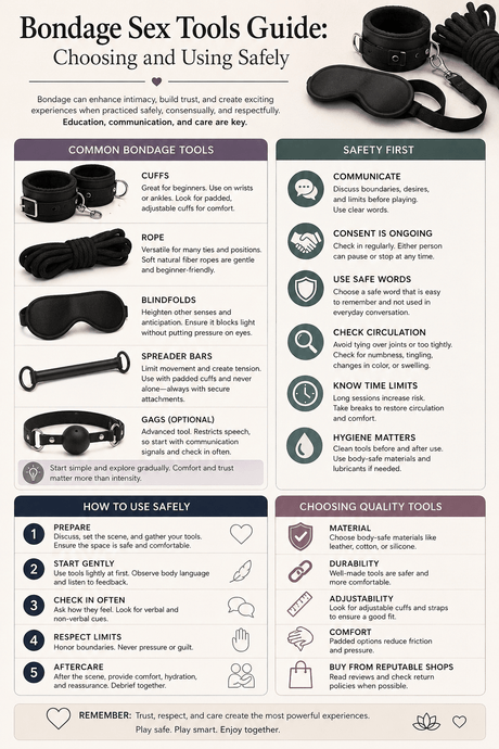 Bondage Sex Tools Guide: Choosing and Using Safely - Naughty by Nature Adult Store