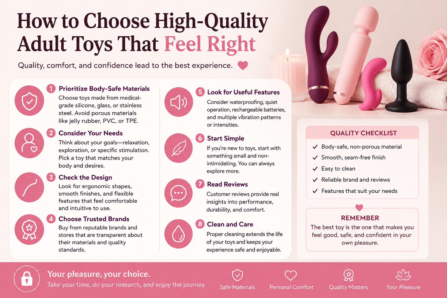 How to Choose High-Quality Adult Toys That Feel Right - Naughty by Nature Adult Store