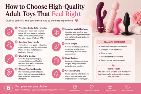 How to Choose High-Quality Adult Toys That Feel Right - Naughty by Nature Adult Store