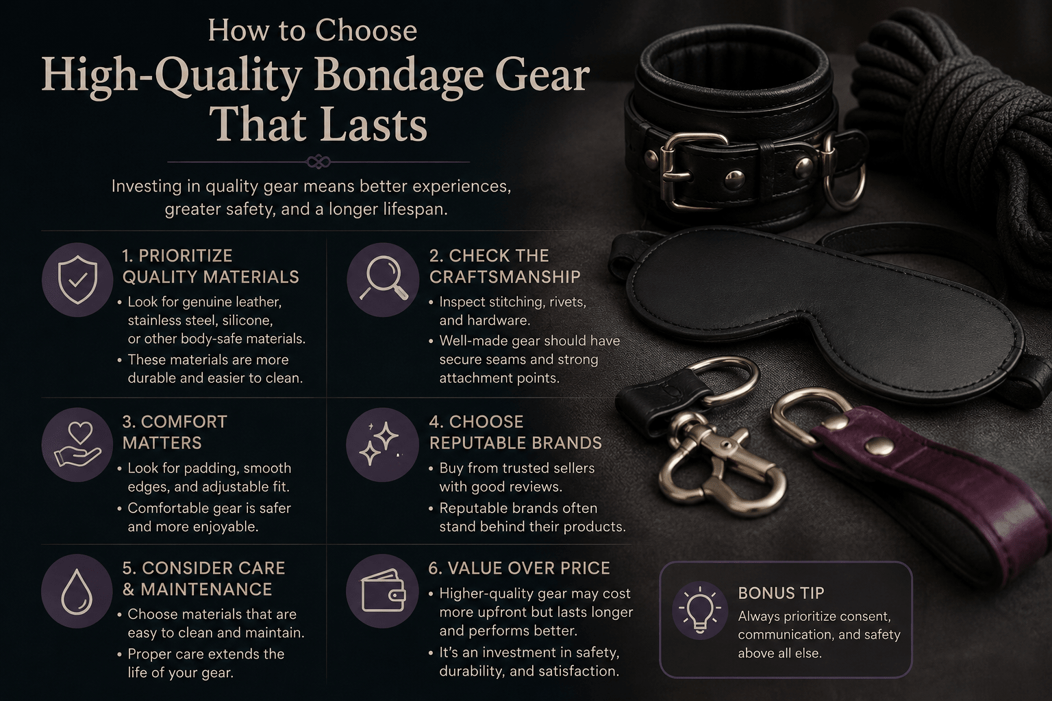 How to Choose High-Quality Bondage Gear That Lasts - Naughty by Nature Adult Store