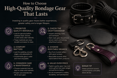 How to Choose High-Quality Bondage Gear That Lasts - Naughty by Nature Adult Store