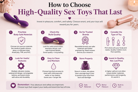 How to Choose High-Quality Sex Toys That Last - Naughty by Nature Adult Store
