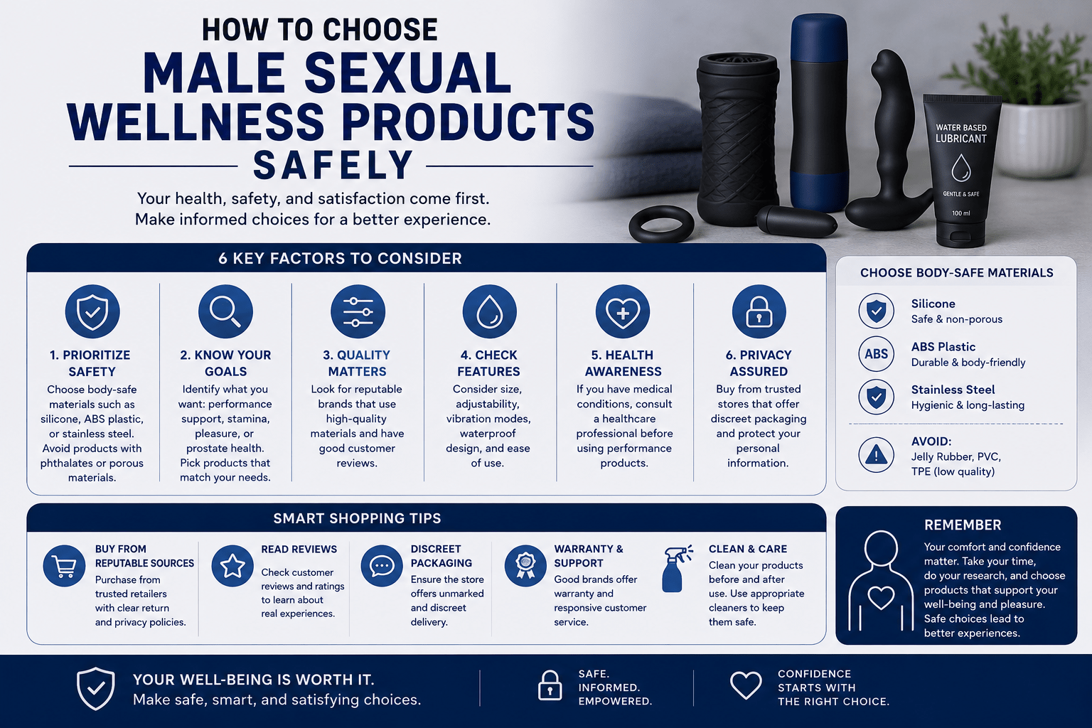 How to Choose Male Sexual Wellness Products Safely - Naughty by Nature Adult Store