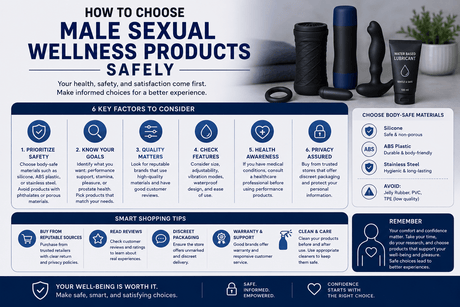 How to Choose Male Sexual Wellness Products Safely - Naughty by Nature Adult Store