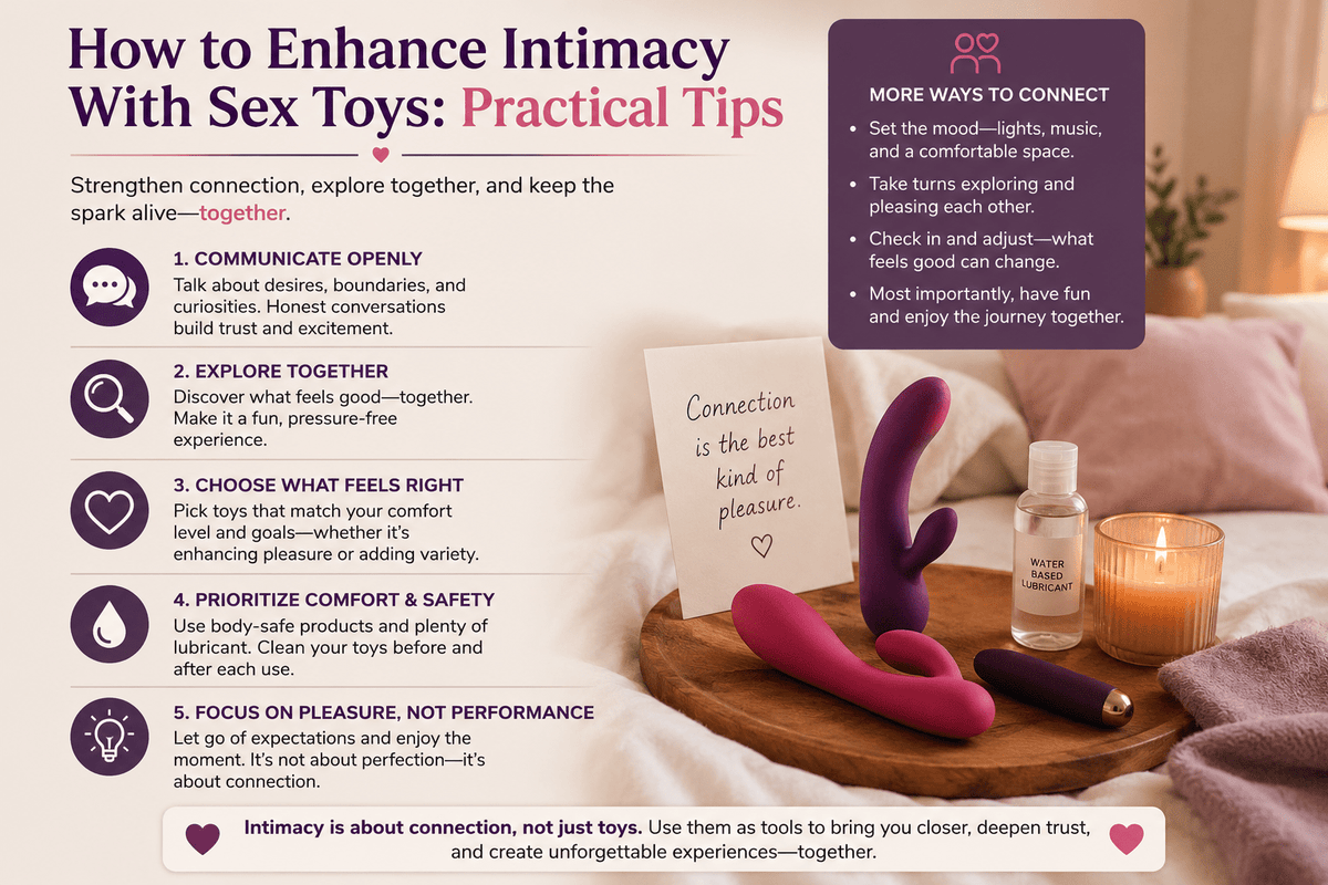 How to Enhance Intimacy With Sex Toys: Practical Tips - Naughty by Nature Adult Store