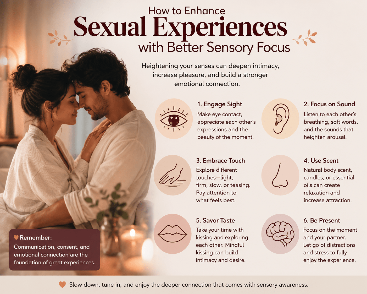 How to Enhance Sexual Experiences with Better Sensory Focus - Naughty by Nature Adult Store