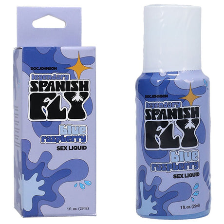 Ignite Your Nights with Spanish Fly Sex Liquid - Blue Raspberry - Naughty by Nature Adult Store