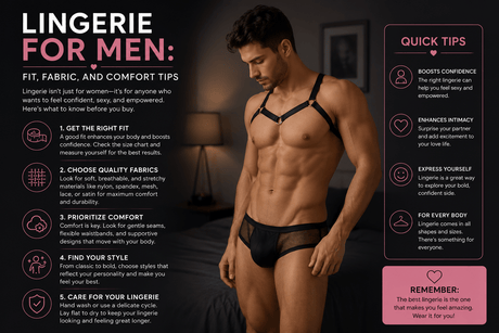 Lingerie for Men: Fit, Fabric, and Comfort Tips - Naughty by Nature Adult Store