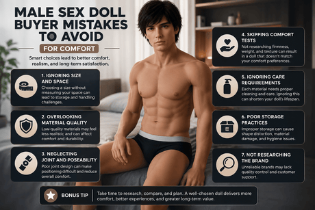 Male Sex Doll Buyer Mistakes to Avoid for Comfort - Naughty by Nature Adult Store