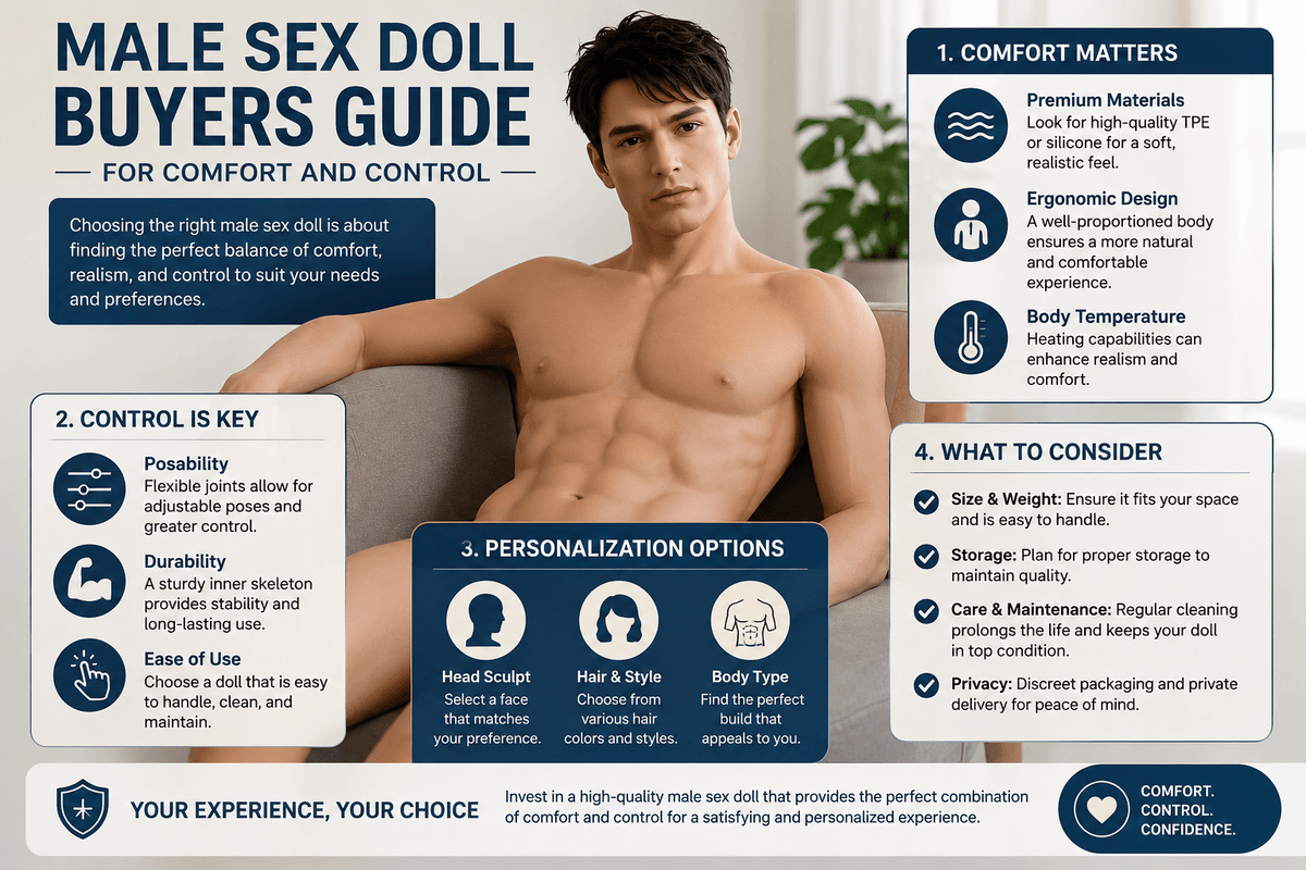 Male Sex Doll Buyers Guide for Comfort and Control - Naughty by Nature Adult Store