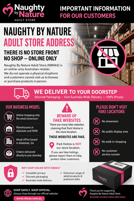 NBNAS Address: Beware of Fake Store Locations and Scam Listings - Naughty by Nature Adult Store