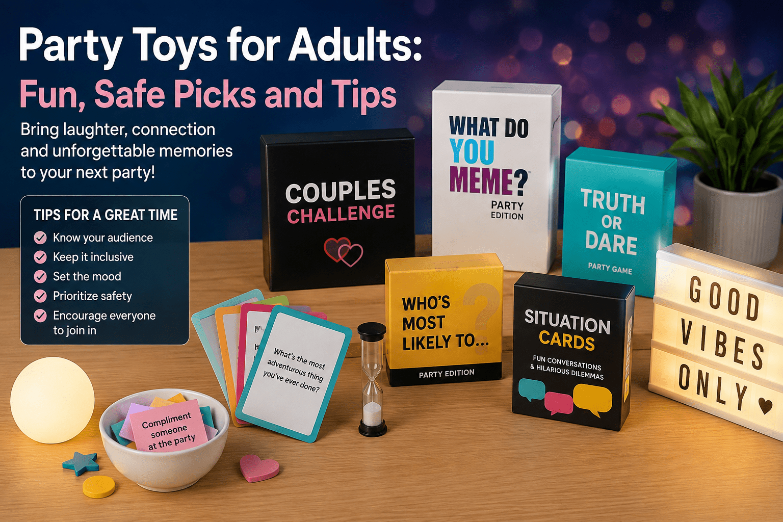 Party Toys for Adults: Fun, Safe Picks and Tips - Naughty by Nature Adult Store