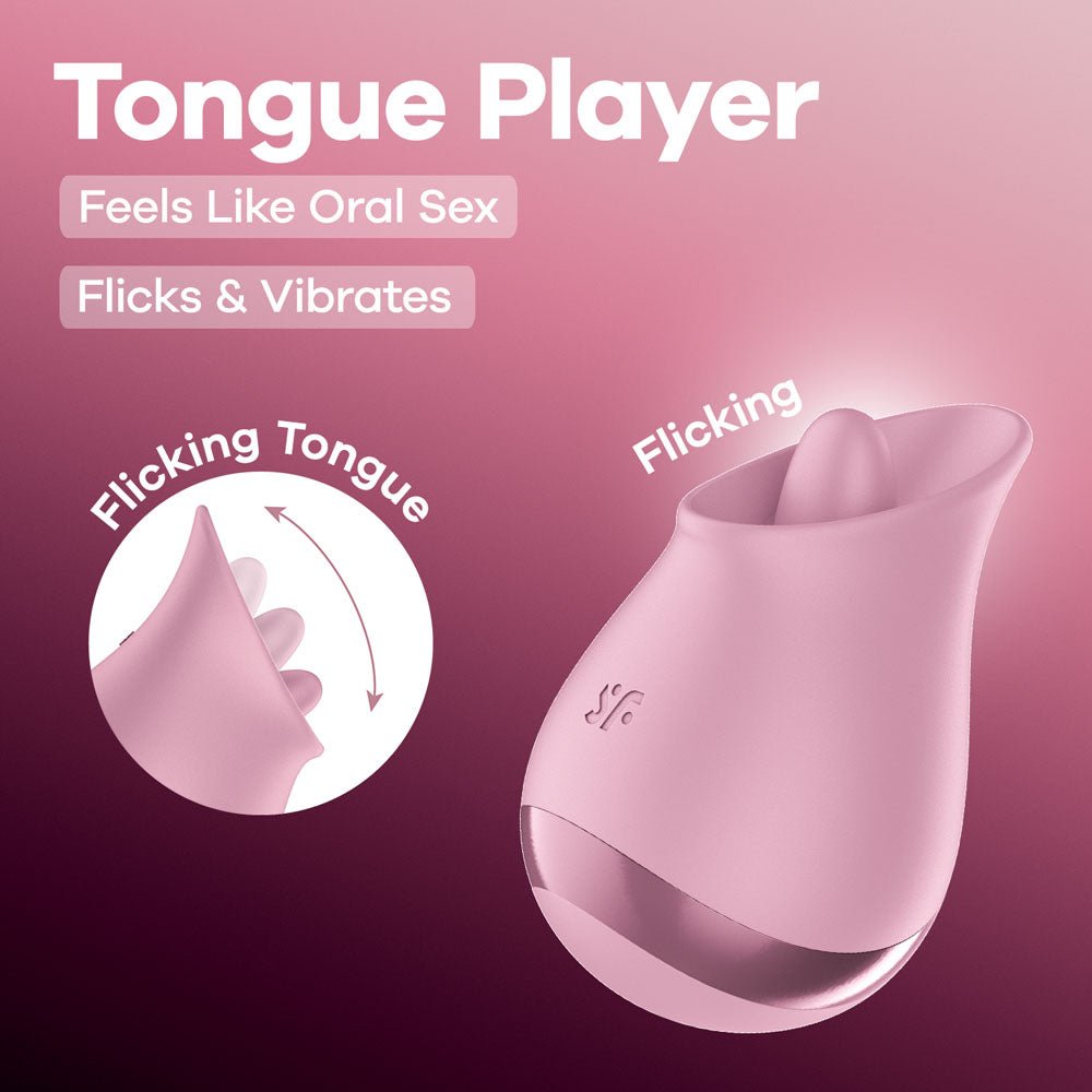 Satisfyer Tongue Player: Pink Perfection in Motion - Naughty by Nature Adult Store