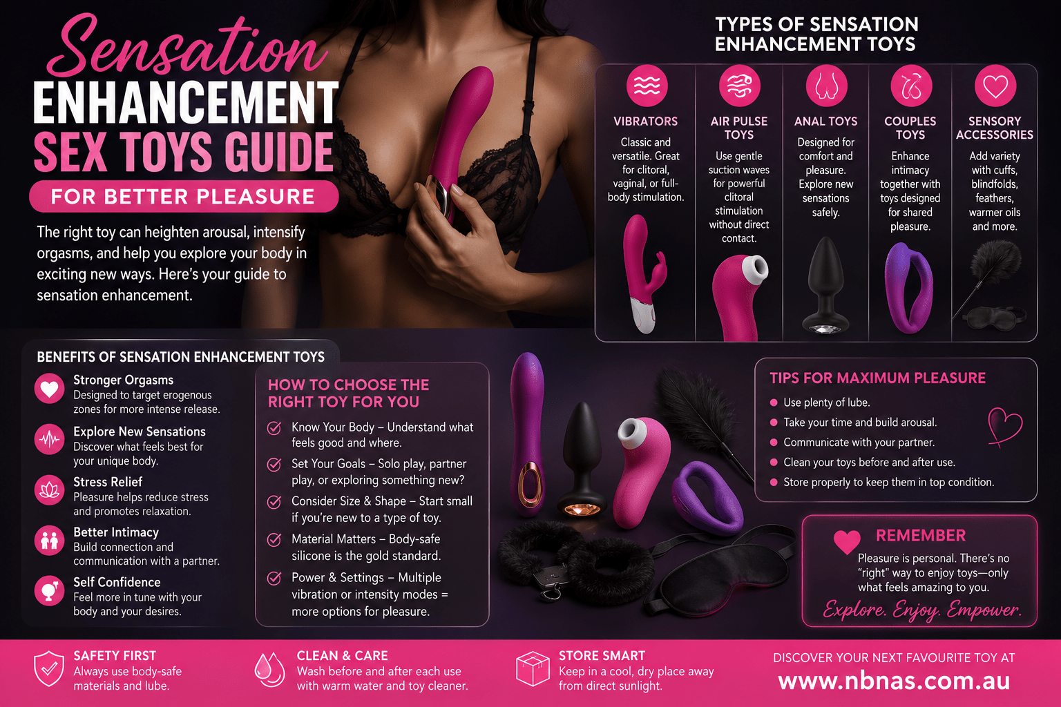 Sensation Enhancement Sex Toys Guide for Better Pleasure - Naughty by Nature Adult Store