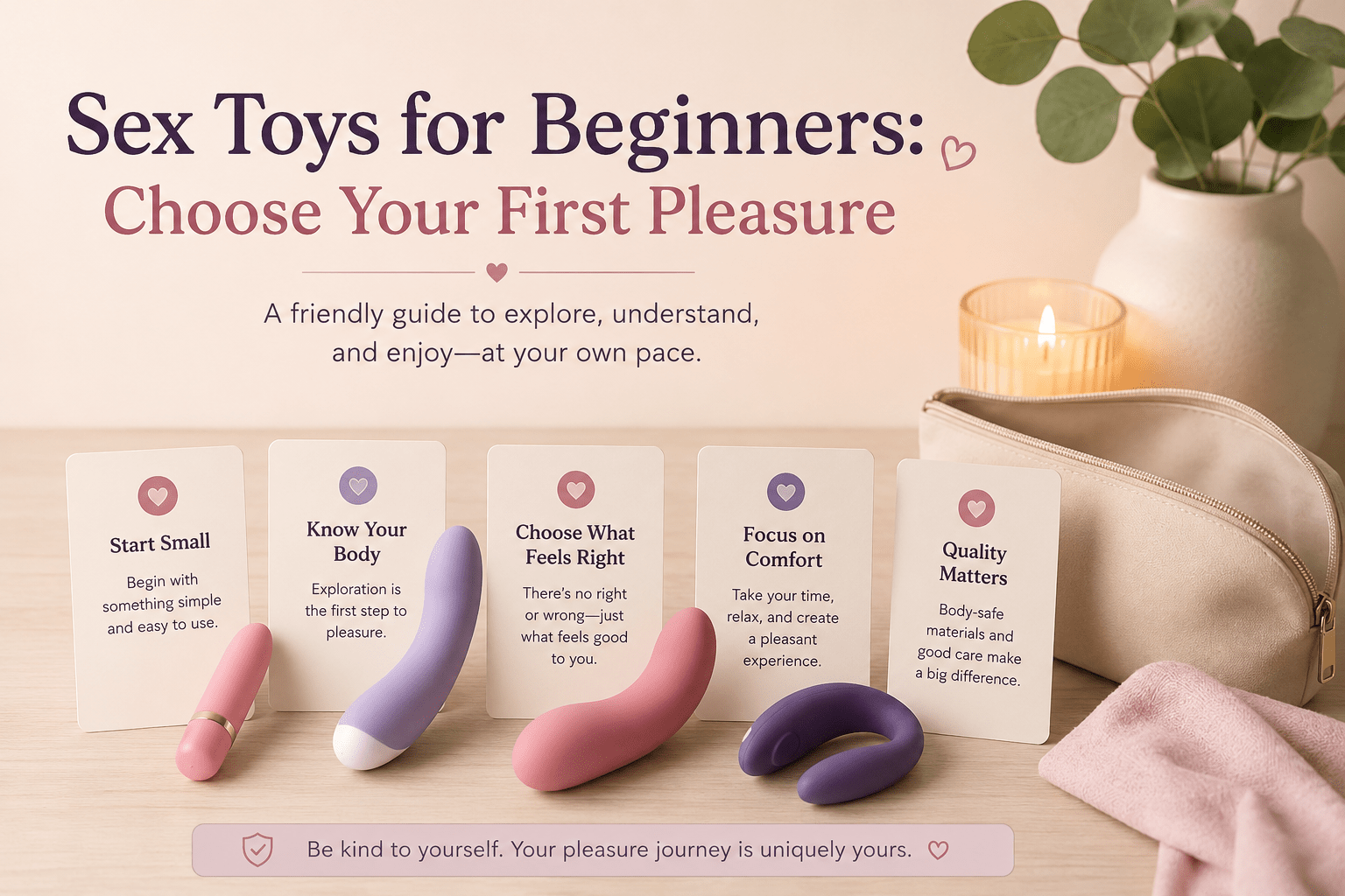 Sex Toys for Beginners: Choose Your First Pleasure - Naughty by Nature Adult Store