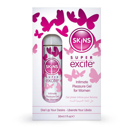 Skins Super Excite - Intimate Pleasure Gel for Women - 30 ml - Naughty by Nature Adult Store