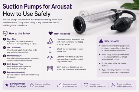 Suction Pumps for Arousal: How to Use Safely - Naughty by Nature Adult Store