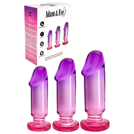 Unlock Your Wild Side with the Adam & Eve Sunset Dreams Anal Training Kit - Naughty by Nature Adult Store