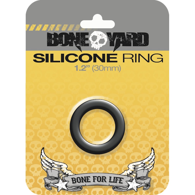 Boneyard Silicone Ring 30mm Black