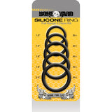 Boneyard Silicone Ring 5 Pc Kit Black