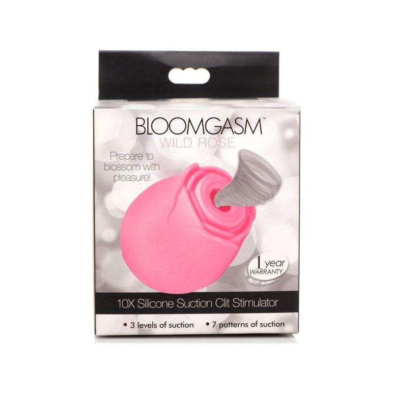 10X Wild Rose Silicone Suction Stimulator Pink - Naughty by Nature Adult Store