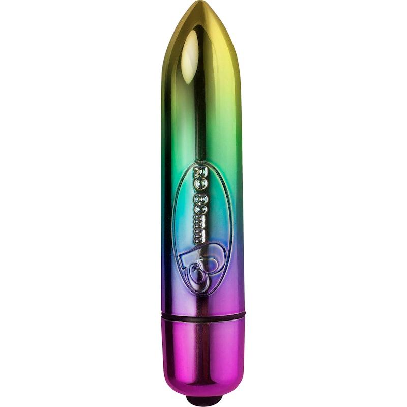 RO-80mm 7 Speed Rainbow Vibrating Bullet - Naughty by Nature Adult Store