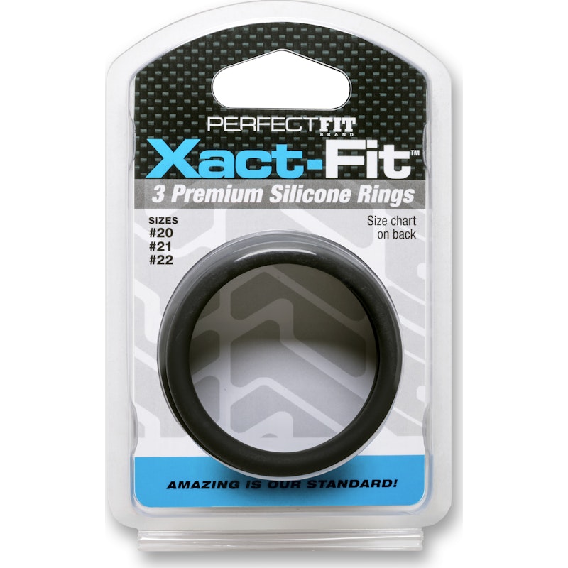 Xact-Fit Silicone Rings X-Large 3 Ring Kit