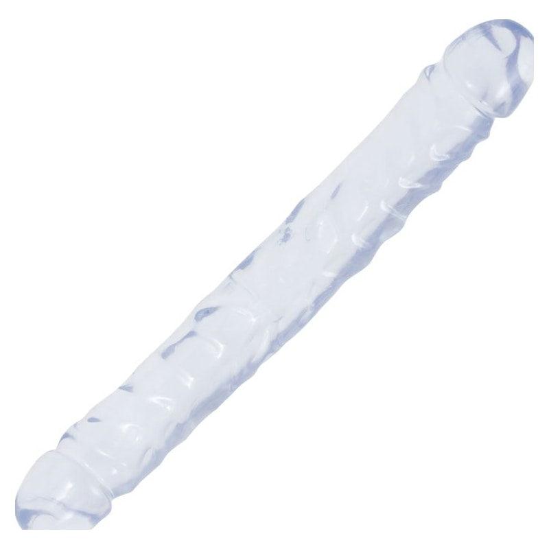 12 in Jr. Double Dong Clear - Adult Toys