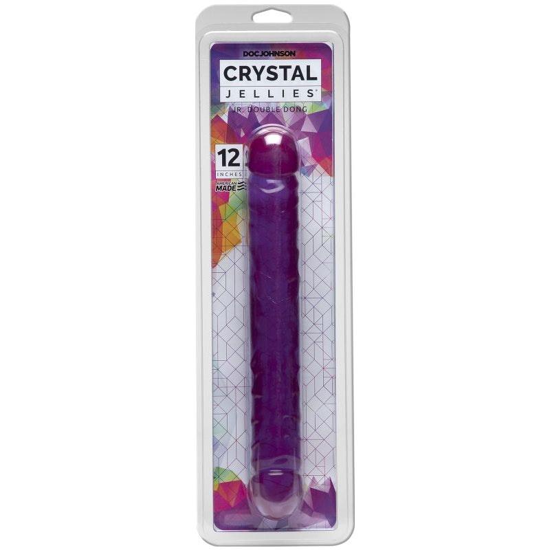 12 in Jr. Double Dong Purple - Adult Toys