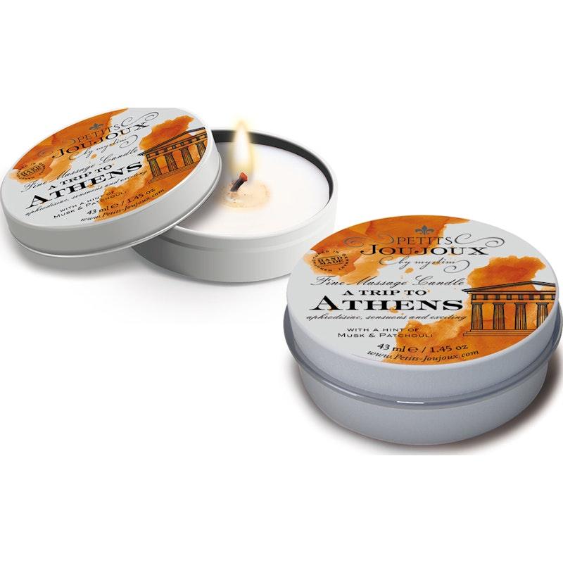 Petits JouJoux Massage Candle Athens 43ml - Naughty by Nature Adult Store