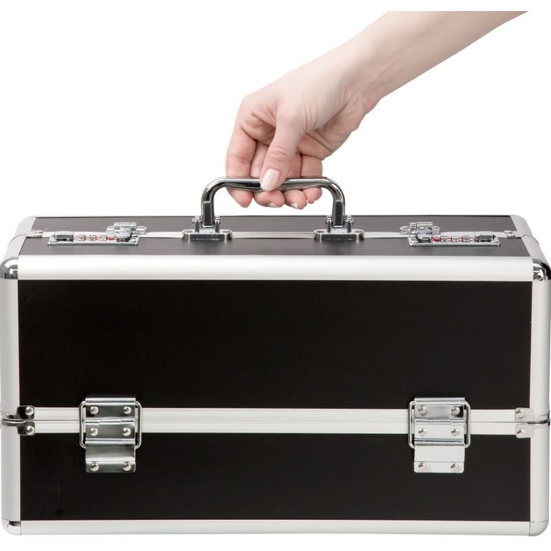 Lockable Large Vibrator Case Black