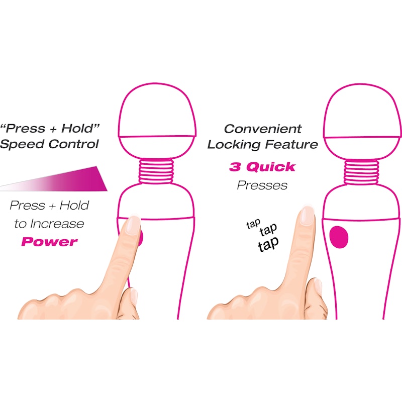 PalmPower Massage Wand Recharge Waterproof