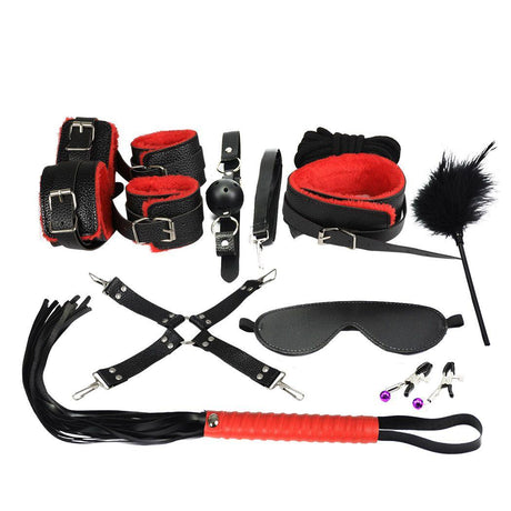 14pcs Bondage Set Beginners Starter Kit - Naughty by Nature Adult Store