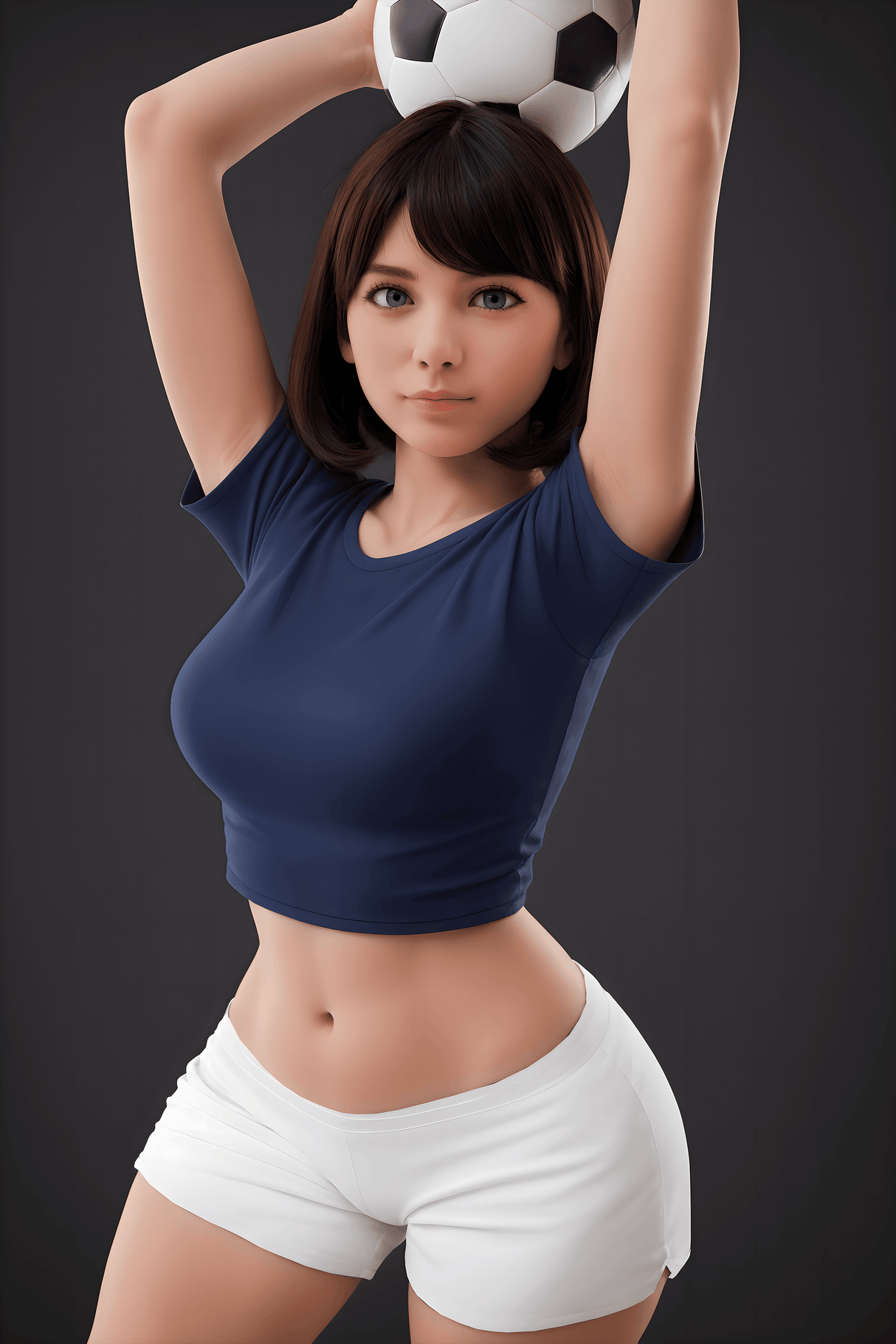 151cm/4ft11 F - cup Silicone Head Aibei Chubby Sex Doll - Sex Doll