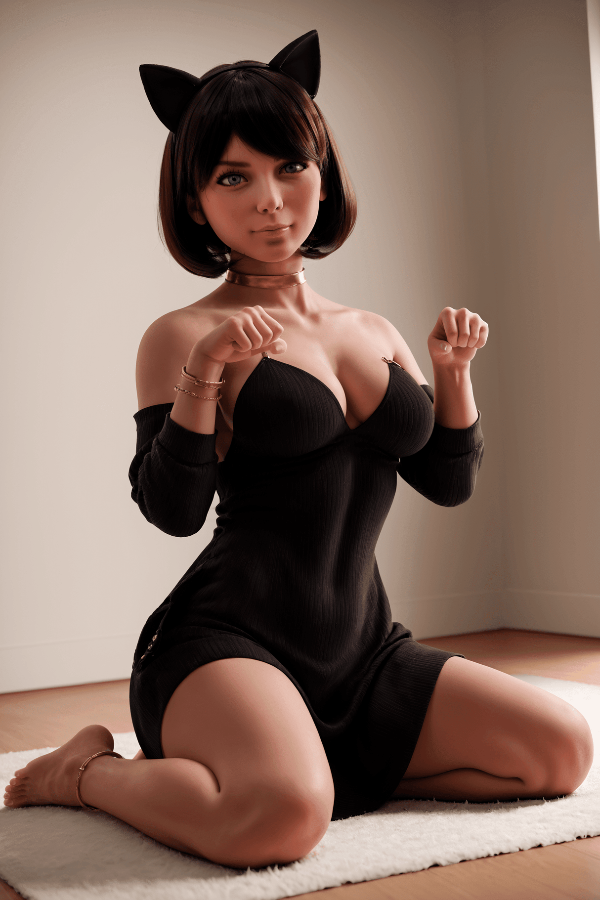 151cm/4ft11 F - cup Silicone Head Sex Doll - DOLLS