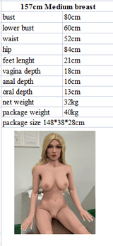 157cm Medium Breast D Cup Aibei Sex Doll - Sex Doll