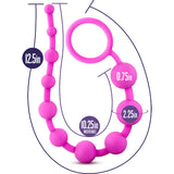 Luxe Silicone 10 Beads Pink