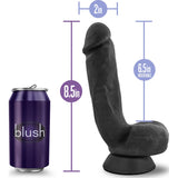 Au Naturel Bold Pound 8.5in Dildo Black