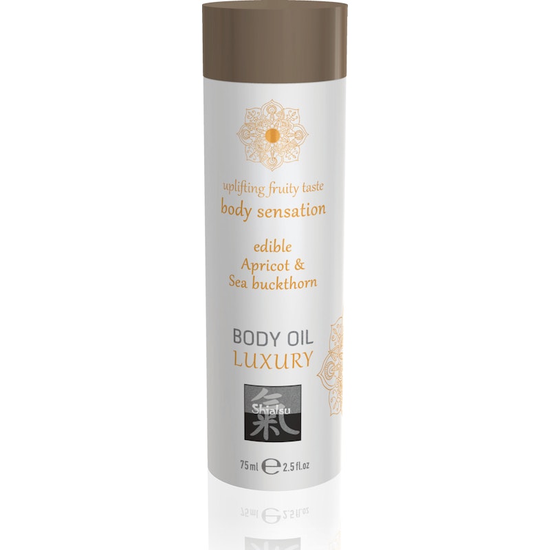 Shiatsu Luxury Body Oil Edible Apricot and Sea Buckthorn