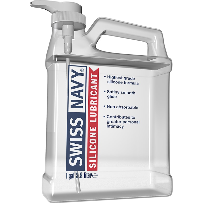 Swiss Navy Silicone Lubricant 1gal/3.8L