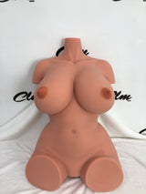 160 Torso Huge Gel Breast Black | 🔹CLM(Climax Doll) Classic🔹 - Sex Doll