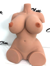 160 Torso Huge Gel Breast Black | 🔹CLM(Climax Doll) Classic🔹 - Sex Doll