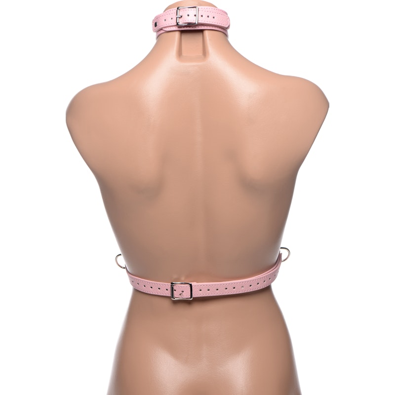 Miss Behaved Pink Chest Harness