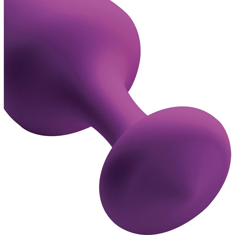 Purple Pleasures 3 Pc Silicone Anal Plugs - Naughty by Nature Adult Store