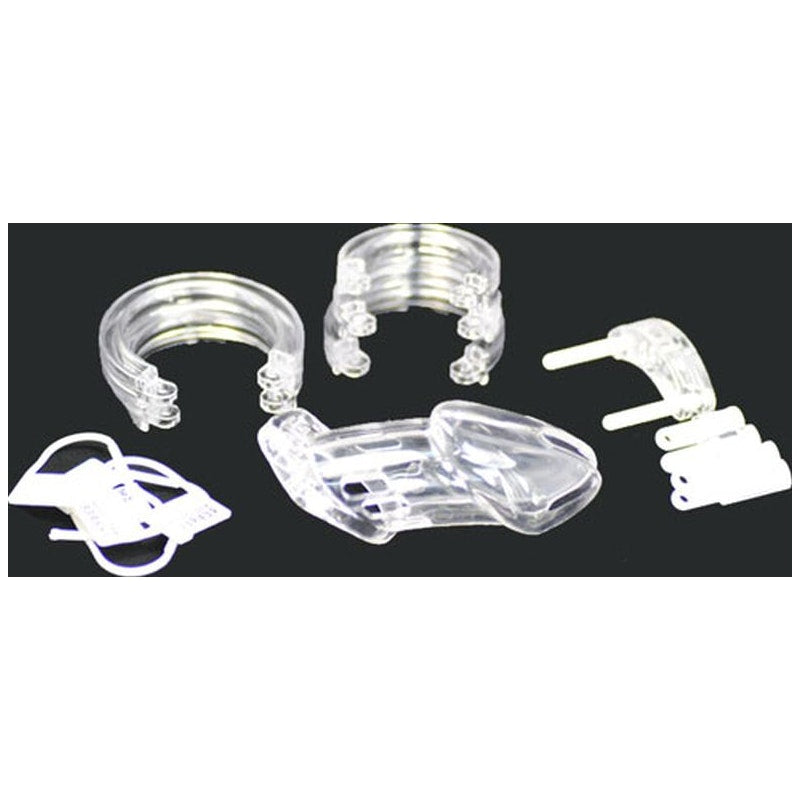 Male Chastity Kit Clear