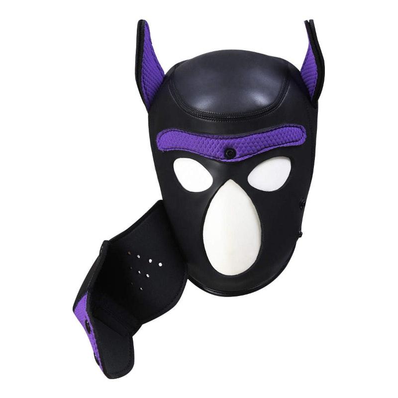 Puppy Play Mask Purple - Naughty by Nature Adult Store